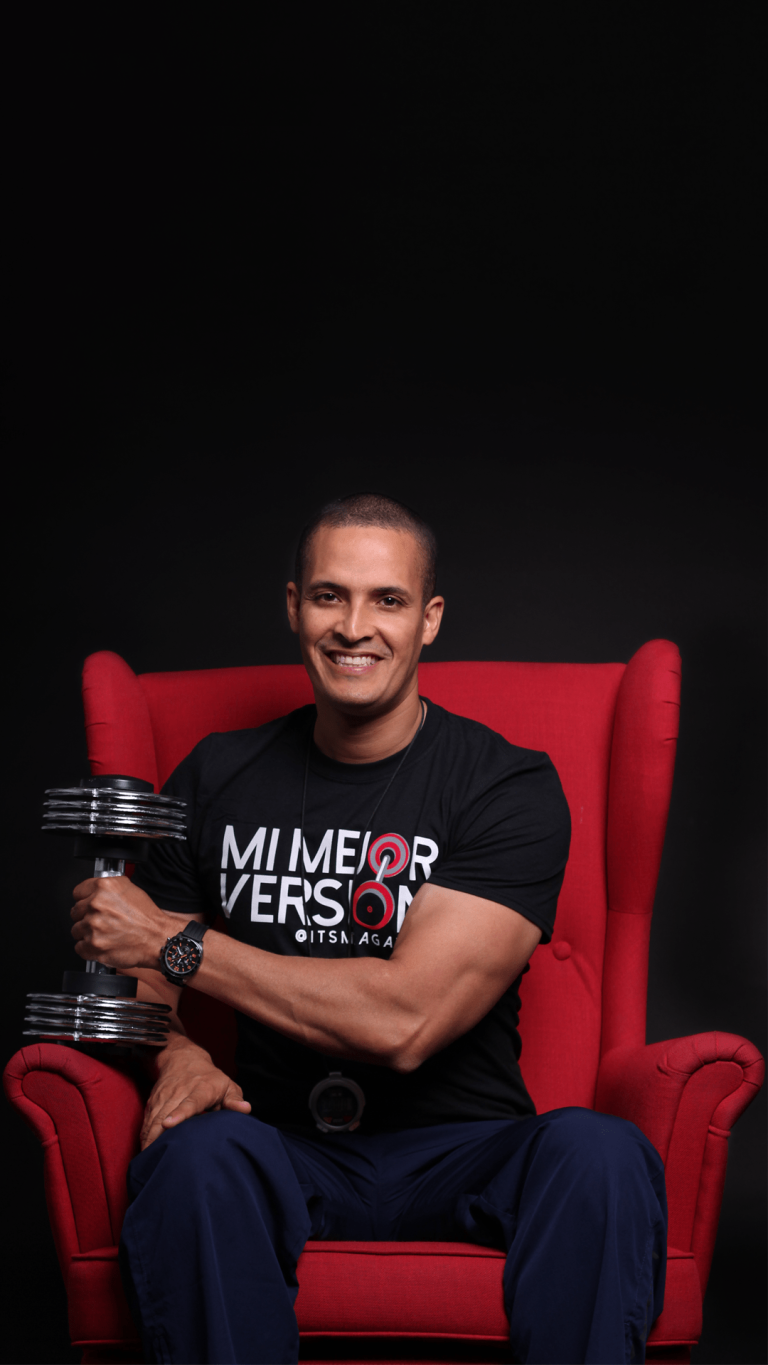 Studio content shoot for fitness brand
