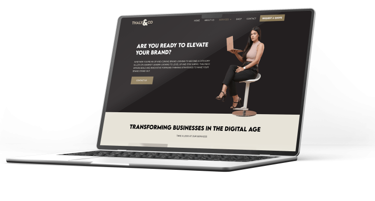 Responsive web design for Thaly&Co by Thaly & Co