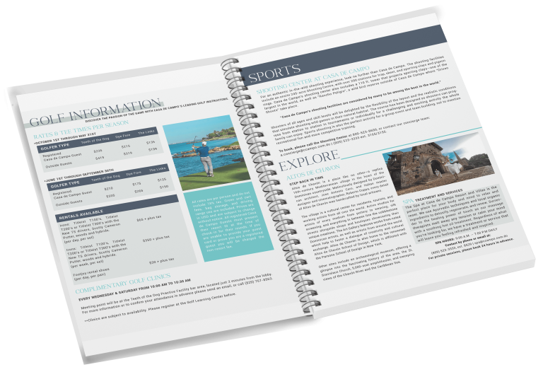 Catalog design for luxury real estate property