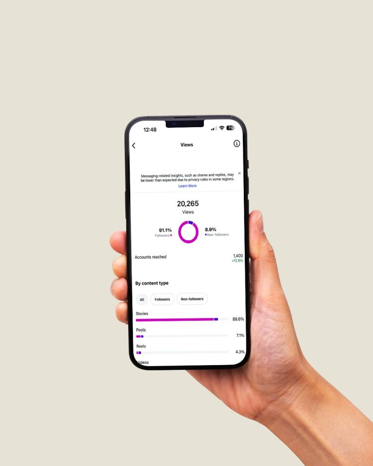 social media management and Instagram content design for entrepreneurs