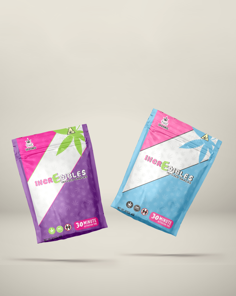 Product packaging design for CBD and wellness brand